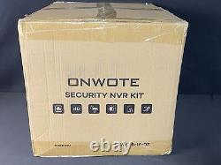 ONWOTE Security Camera NVR Kit System 16 Channel 8 4K PoE IP Cameras New Sealed