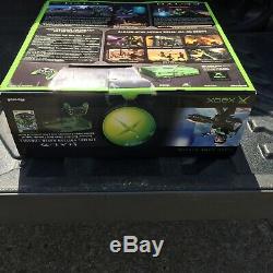 ORIGINAL Xbox Halo Special Edition GREEN CONSOLE collector's set SEALED NEW