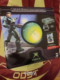 Original Microsoft Xbox Halo Special Edition Green Console New In Box Sealed