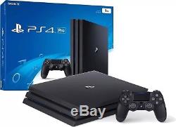 PS4 Pro 1TB Black Console Brand New & Sealed 7216B (New Quieter Model Release)