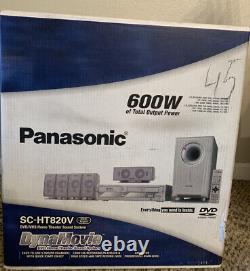 Panasonic SC-HT820V DVD/VHS Home Theater Sound System NEW Sealed Box See Photos