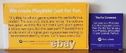 Panic Playdate Handheld Game Console + Cover Brand New In Hand & Sealed
