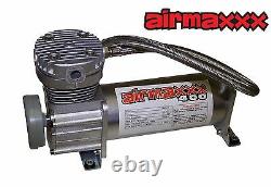 Pewter 400 Air Compressor For Air Bag Suspension System 165 On 200 Off & Relay
