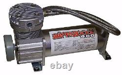 Pewter 400 Air Compressor For Air Bag Suspension System 90 On 120 Off & Relay