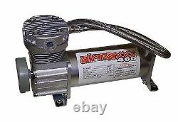 Pewter 400 Air Compressor For Air Bag Suspension System 90 On 120 Off & Relay
