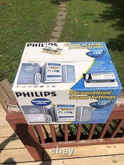 Philips MC-128 Micro Stereo System With Speaker System And Remote NEW SEALED