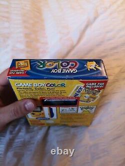 Pikachu Gameboy Color Console (Nintendo 1999) SEALED AUTHENTIC