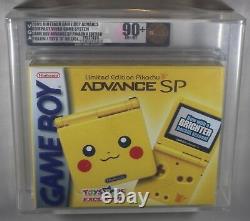 Pikachu Pokemon Nintendo Game Boy Advance SP VGA 90+ NEW in Box Sealed