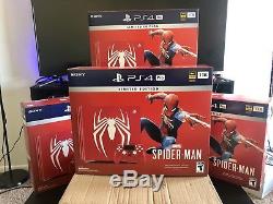 PlayStation 4 PS4 Pro 1TB Marvel's Spider-Man Limited Edition Sealed Brand New