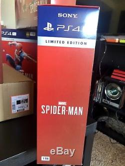 PlayStation 4 PS4 Pro 1TB Marvel's Spider-Man Limited Edition Sealed Brand New