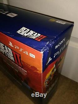 PlayStation 4 Pro 1TB Console Red Dead Redemption 2 Bundle NEW Sealed box