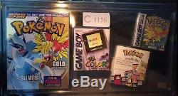 Pokemon Gold and Gameboy Color Bundle Pack Sealed Blister Pack Rare