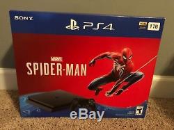 Ps4 Slim Spiderman Bundle 1tb Sony Playstation 4 Console New Factory Sealed