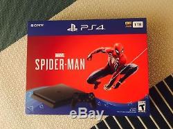 Ps4 Slim Spiderman Bundle 1tb Sony Playstation 4 Console New Sealed Black Game