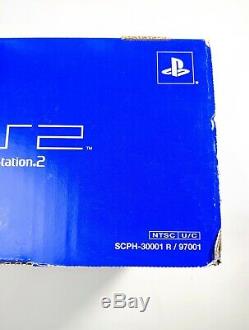 RARE Factory Sealed Sony PlayStation 2 (SCPH-30001R) Black Fat Console DEADSTOCK