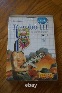 Rambo III 3 (Sega Master System SMS) NEW Factory Sealed TEC TOY