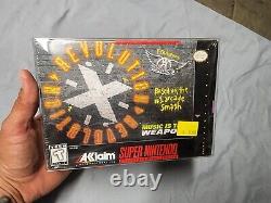 Revolution X (Super Nintendo Entertainment System, 1995)new Sealed With cover
