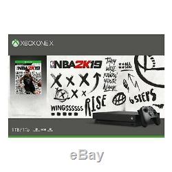 SEALED Microsoft Xbox One X 1TB Console NBA 2K19 Bundle Black CYV-00070