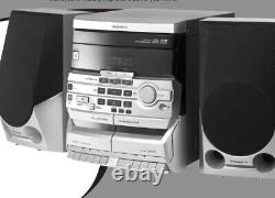 SEALED NEW Magnavox MAS100 Mini HiFi Stereo System Dual Casset 3 disc cd changer