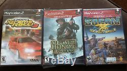 SEALED NEW Sony PlayStation 2 Black Console Combo Pack (Network Adaptor +Games)