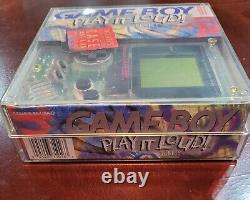 SEALED Nintendo GAMEBOY 1995 Play It Loud Series Clear Handheld Console