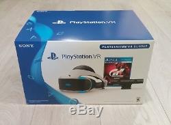 SEALED! Sony PlayStation VR Gran Turismo Sport Bundle with VR Headset and Camera