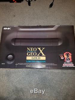 SNK Neo Geo X Gold Limited Edition with Mega Pack Vol. 1 NEW & SEALED