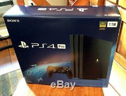 SONY PS4 4K PlayStation 4 Pro 1TB Black Console Factory Sealed NEW