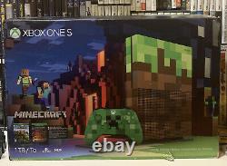 Sealed New! Microsoft Xbox One S Minecraft Limited Edition Console