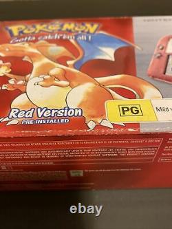 Sealed Pokémon Red Nintendo 2DS Anniversary Edition Brand New Game Boy Charizard