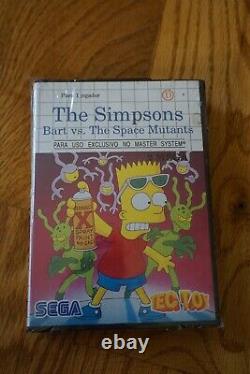 Simpsons Bart Vs Space Mutants (Sega Master System SMS) NEW Sealed TEC TOY #1