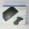 Slimline Slim Sony Ps2 Charcoal Black Playstation 2 Pstwo Console New