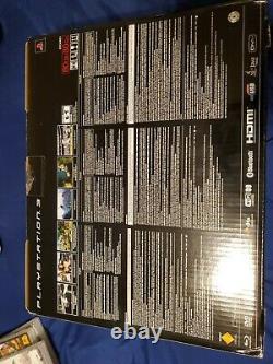 Sony PS3 PlayStation 3 80GB Console Bundle, Piano Black, New & Sealed, Mint