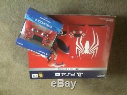 Sony PS4 Pro 1TB Spiderman Limited Edition Console Bundle NEWithSEALED