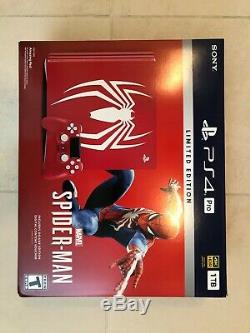 Sony PS4 Pro Console BundleMarvel SpiderMan Limited Edition1 TBNewithSealed Box