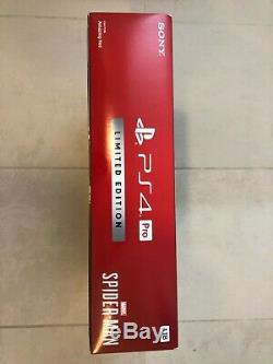 Sony PS4 Pro Console BundleMarvel SpiderMan Limited Edition1 TBNewithSealed Box