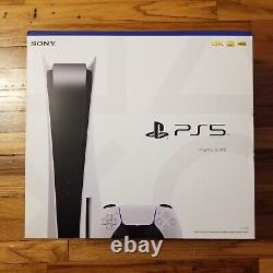 Sony PS5 Blu-Ray Edition Console White Playstation 5 Disc Version Sealed