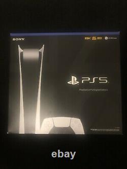 Sony PS5 Digital Edition Console White NIB Sealed