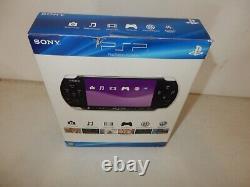 Sony PSP 3000 3001 Slim Piano Black Handheld System NEW, FACTORY SEALED