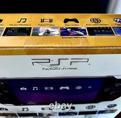 Sony PSP-3000 Launch Edition 64MB Piano Black Handheld System STILL SEALED NEW
