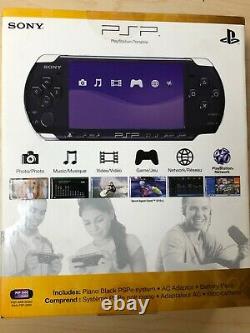 Sony PSP 3000 Launch Edition Piano Black Handheld System BRAND NEW FACTORY SEAL