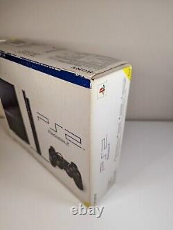 Sony PlayStation 2 Slim Console Charcoal Black PS2 (SCPH-77001) New Sealed