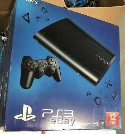 Sony PlayStation 3 Slim 12GB Console -Sealed- Black