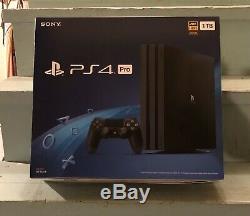 Sony PlayStation 4 PS4 Pro 1TB Console 4K CUH-7215B Jet Black Brand New Sealed