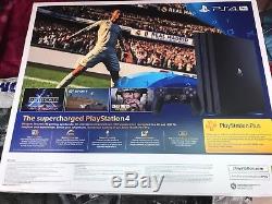 Sony PlayStation 4 PS4 Pro 1tb Jet Black Console NEW AND SEALED. PLUS DOOM GAME