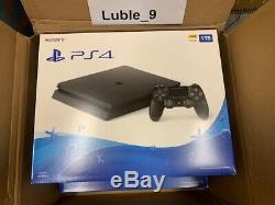 Sony PlayStation 4 PS4 Slim 1TB Console Jet Black Free Shipping NEW SEALED