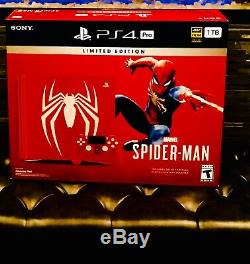Sony PlayStation 4 Pro spiderman console collectors console Brand new sealed ps4