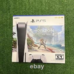 Sony PlayStation 5 PS5 Console Disc Horizon Forbidden West BUNDLE NEWithSEALED