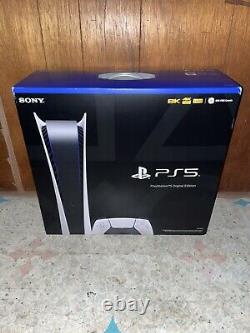 Sony PlayStation 5 PS5 Digital Edition Console Factory Sealed INSURED
