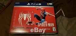 Sony Playstation 4 Pro Bundle Spider-Man Limited Edition Red (Factory Sealed)